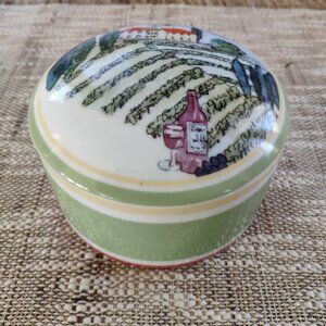 Bia Brie Camembert Dish Set of 5, VTG Cordon Bleu Porcelain Cheese Baker Set